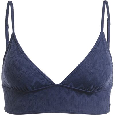 Roxy Top de bikini de mujer Current Coolness . (XS) Azul marino Roxy Top de bikini de mujer Current Coolness . (XS) Azul marino
