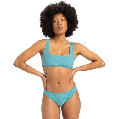 Quiksilver Braguita de bikini de cintura baja de mujer Dark Roy . (XS) Azul Quiksilver Braguita de bikini de cintura baja de mujer Dark Roy . (XS) Azul