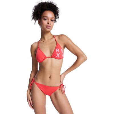 Roxy Bikini tiki tri de mujer Solid Essentials . (L) Rojo Roxy Bikini tiki tri de mujer Solid Essentials . (L) Rojo