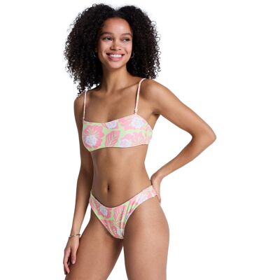 Roxy Bikini de mujer Hibiscus Hype . (L) Verde Roxy Bikini de mujer Hibiscus Hype . (L) Verde
