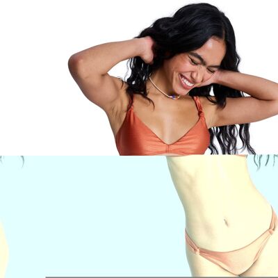 Roxy Bikini de mujer Beachside Bohemia . (M) Naranja Roxy Bikini de mujer Beachside Bohemia . (M) Naranja