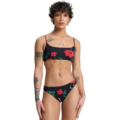 Quiksilver Braguita de bikini reveladora de mujer Viacha . (S) Negro Quiksilver Braguita de bikini reveladora de mujer Viacha . (S) Negro