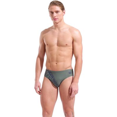 Arena Bañador de hombre slip Feel Playful. (XL-XXL) Verde pardo Arena Bañador de hombre slip Feel Playful. (XL-XXL) Verde pardo