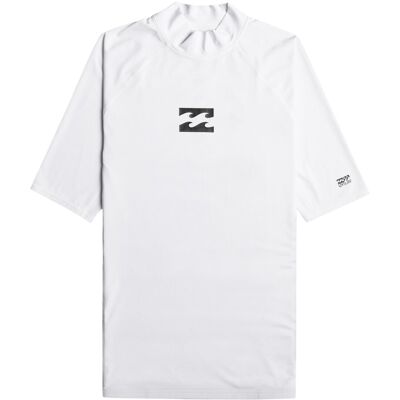 Billabong Camiseta de surf de hombre Waves All Day . (XL) Blanco Billabong Camiseta de surf de hombre Waves All Day . (XL) Blanco
