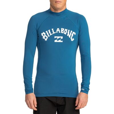Billabong Camiseta de surf de hombre Logo Surf . Azul oscuro Billabong Camiseta de surf de hombre Logo Surf . Azul oscuro