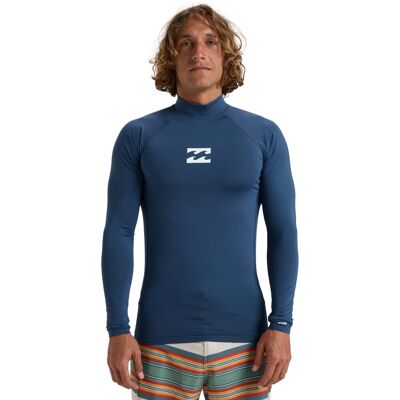 Billabong Camiseta de surf de hombre Waves All Day . (XXL) Azul Billabong Camiseta de surf de hombre Waves All Day . (XXL) Azul