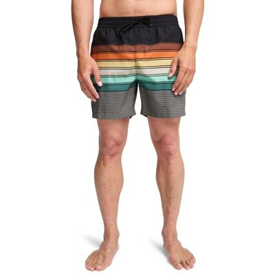 Billabong Bañador de hombre All Day Stripe Layback . (XL) Negro Billabong Bañador de hombre All Day Stripe Layback . (XL) Negro