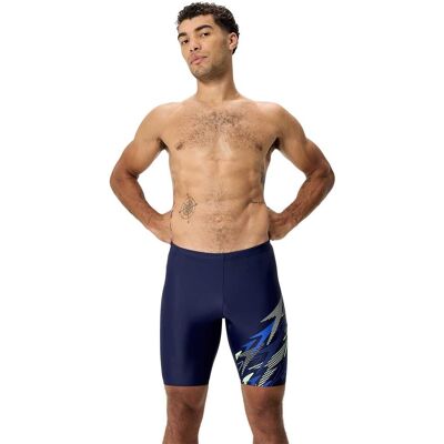 Speedo Bañador de natación para hombre Medley Logo Jammer . (XL) Azul marino Speedo Bañador de natación para hombre Medley Logo Jammer . (XL) Azul marino