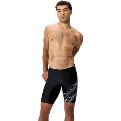 Speedo Bañador de natación para hombre Medley Logo Jammer . Gris Speedo Bañador de natación para hombre Medley Logo Jammer . Gris