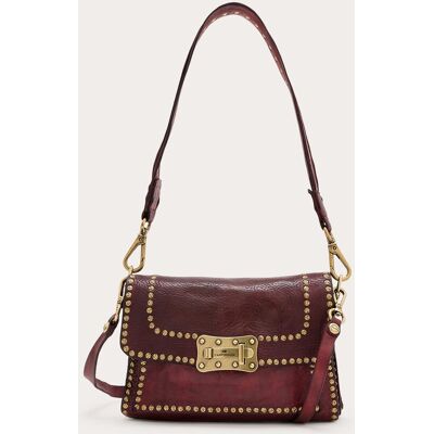 Campomaggi Bolso bandolera Agnes de piel. Burdeos Campomaggi Bolso bandolera Agnes de piel. Burdeos