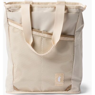 Cotopaxi Bolsa Todo 22L Convertible Tote con bolsillos de malla. Beige Cotopaxi Bolsa Todo 22L Convertible Tote con bolsillos de malla. Beige