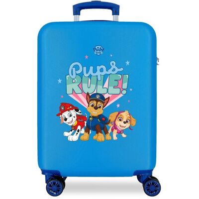 Personajes Maleta de cabina Paw Patrol Pups Rule rígida con capacidad de 34L. Azul Personajes Maleta de cabina Paw Patrol Pups Rule rígida con capacidad de 34L. Azul