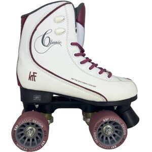 Patines KRF Retro PPH - Blanco Rosa - Patines en línea para hombre y mujer Patines KRF Retro PPH - Blanco Rosa - Patines en línea para hombre y mujer