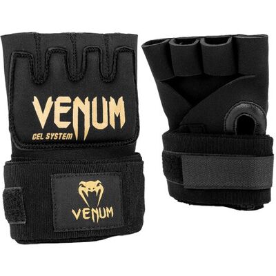 VENUM Guante venda Kontact Gel . (1) Negro / Oro VENUM Guante venda Kontact Gel . (1) Negro / Oro