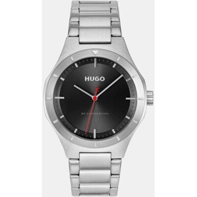 HUGO Reloj de hombre Lit 1530447 de acero. Negro HUGO Reloj de hombre Lit 1530447 de acero. Negro