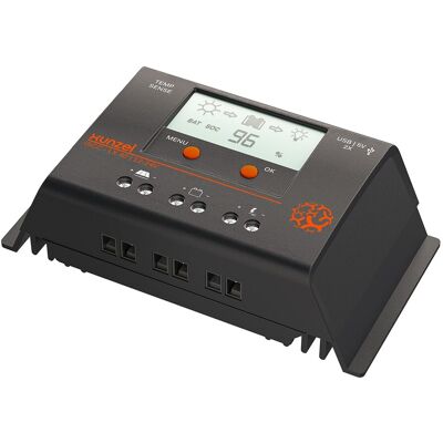 Controlador solar PWM Xunzel iSCC-LX 40A - Soporte para batería Controlador solar PWM Xunzel iSCC-LX 40A - Soporte para batería