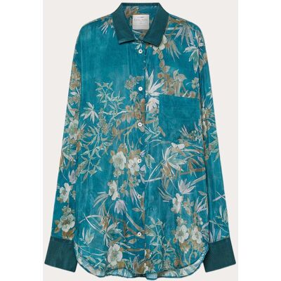 Forte Forte Camisa vaporosa estampada. (M) Verde Forte Forte Camisa vaporosa estampada. (M) Verde