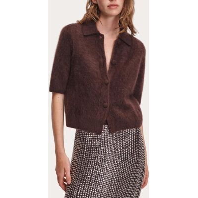 Rag & Bone Rag & Bone - Cárdigan Jada de cashmere cepillado Rosa. (XS) Rosa Rag & Bone Rag & Bone - Cárdigan Jada de cashmere cepillado Rosa. (XS) Rosa