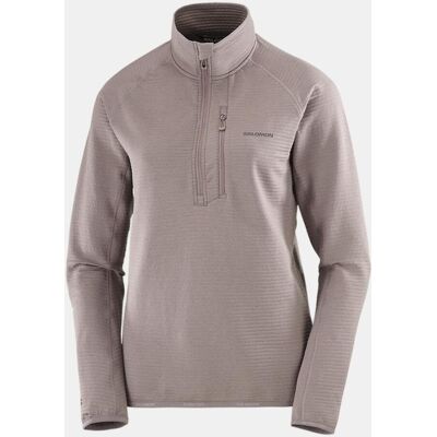 Salomon Prenda intermedia de media cremallera para mujer SNTIAL LIGHTWARM HZ W . Rojo Salomon Prenda intermedia de media cremallera para mujer SNTIAL LIGHTWARM HZ W . Rojo