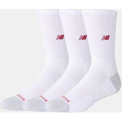 New Balance Calcetín alto unisex Active Premium - 3 Pack . (M) Blanco New Balance Calcetín alto unisex Active Premium - 3 Pack . (M) Blanco