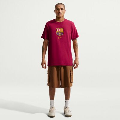 Nike Camiseta de hombre FC Barcelona 2026-2027 Stadium Crest . Rojo Nike Camiseta de hombre FC Barcelona 2026-2027 Stadium Crest . Rojo