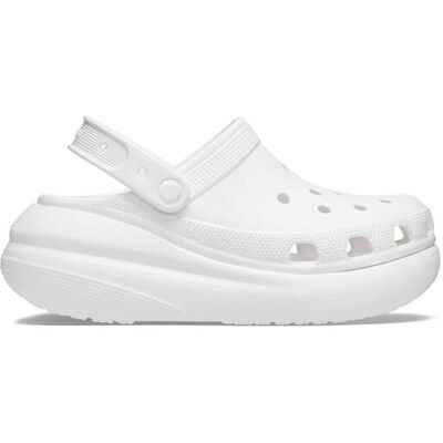 Crocs Zuecos unisex Classic Crush Clog . (38) Blanco Crocs Zuecos unisex Classic Crush Clog . (38) Blanco