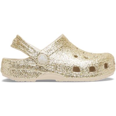 Crocs Zuecos de bebés Classic Chunky Glitter Clog T . (27) Marrón Crocs Zuecos de bebés Classic Chunky Glitter Clog T . (27) Marrón