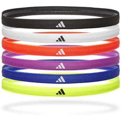 Adidas Pack de 6 bandas para la cabeza . Multicolor Adidas Pack de 6 bandas para la cabeza . Multicolor