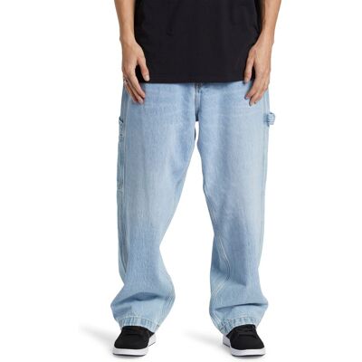 DC Shoes Vaquero tipo carpintero de hombre Worker Baggy . (XS) Azul DC Shoes Vaquero tipo carpintero de hombre Worker Baggy . (XS) Azul