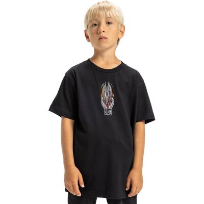 DC Shoes Camiseta de niños Burnt Out . (16 años) Negro DC Shoes Camiseta de niños Burnt Out . (16 años) Negro