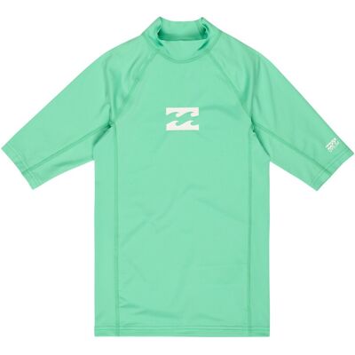 Billabong Camiseta de surf de niños Waves All Day . (16 años) Verde Billabong Camiseta de surf de niños Waves All Day . (16 años) Verde