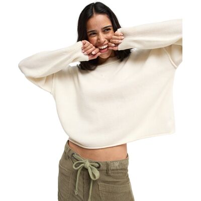 Roxy Jersey de mujer Something Cute . Blanco Roxy Jersey de mujer Something Cute . Blanco