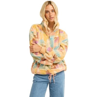 Billabong Forro polar de mujer Time Off . (S) Blanco Billabong Forro polar de mujer Time Off . (S) Blanco