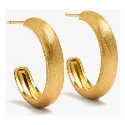 Parfois Pendientes de aro con baño de oro de 18 k. Dorado Parfois Pendientes de aro con baño de oro de 18 k. Dorado