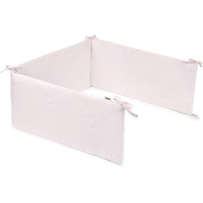 Tous Chichonera para cuna (60x120 cm) Baby pespunteada con osos. Rosa niño Tous Chichonera para cuna (60x120 cm) Baby pespunteada con osos. Rosa niño