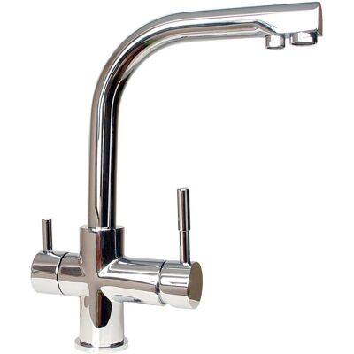 Bbagua Grifo 3 Vías Classic con Mezclador Ósmosis Grupagua. Acero Inox Bbagua Grifo 3 Vías Classic con Mezclador Ósmosis Grupagua. Acero Inox