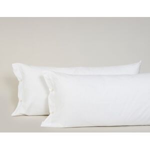 Bassols Funda de almohada algodón egipcio 200 hilos Tacto . (45 x 155 cm) Blanco Bassols Funda de almohada algodón egipcio 200 hilos Tacto . (45 x 155 cm) Blanco