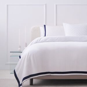 Bassols Juego de funda nórdica satén algodón Tiffany . (Cama 150 cm) Marino Bassols Juego de funda nórdica satén algodón Tiffany . (Cama 150 cm) Marino