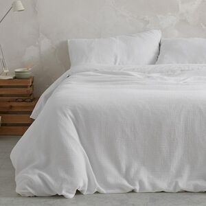 Manterol Juego de funda nórdica algodón Finest . (Cama 150 cm) Blanco Manterol Juego de funda nórdica algodón Finest . (Cama 150 cm) Blanco
