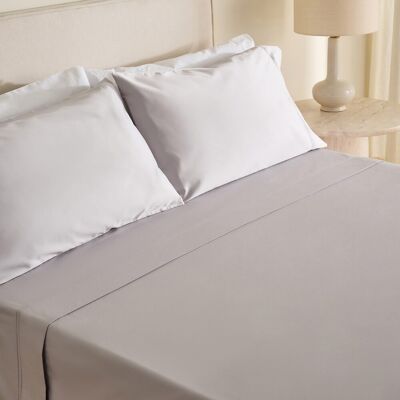 El Corte Inglés Juego de sábanas algodón egipcio Satén 600 hilos . (Cama 150 cm) Perla El Corte Inglés Juego de sábanas algodón egipcio Satén 600 hilos . (Cama 150 cm) Perla