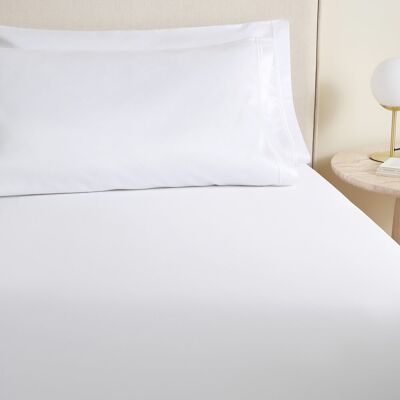 El Corte Inglés Sábana bajera ajustable algodón egipcio Satén 1000 hilos platabanda 40 cm . (Cama 135 cm) Blanco El Corte Inglés Sábana bajera ajustable algodón egipcio Satén 1000 hilos platabanda 40 cm . (Cama 135 cm) Blanco