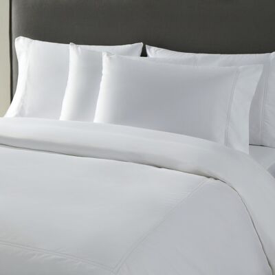 El Corte Inglés Juego de funda nórdica algodón egipcio Satén 600 hilos . (Cama 200 cm) Blanco El Corte Inglés Juego de funda nórdica algodón egipcio Satén 600 hilos . (Cama 200 cm) Blanco