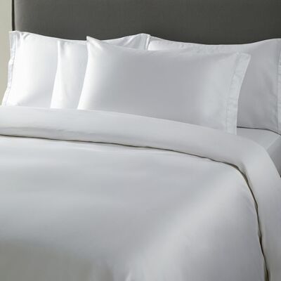 El Corte Inglés Juego de funda nórdica satén algodón egipcio 600 hilos Milan . (Cama 90 cm) Blanco El Corte Inglés Juego de funda nórdica satén algodón egipcio 600 hilos Milan . (Cama 90 cm) Blanco