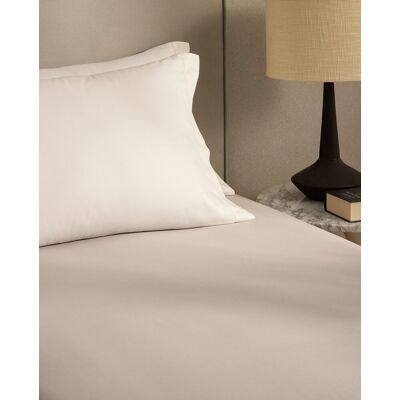 El Corte Ingles Sábanas ajustables de algodón satén 35cm - Gris - Unisex - Cama 105cm El Corte Ingles Sábanas ajustables de algodón satén 35cm - Gris - Unisex - Cama 105cm