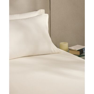 El Corte Inglés Sábana bajera ajustable Algodón Satén 300 hilos platabanda 35 cm . (Cama 180 cm) Crudo El Corte Inglés Sábana bajera ajustable Algodón Satén 300 hilos platabanda 35 cm . (Cama 180 cm) Crudo