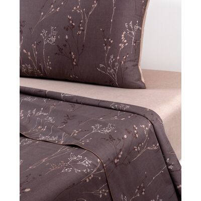 Boss Sábana encimera algodón satén Wild Millet . (Cama 150 cm) Multicolor Boss Sábana encimera algodón satén Wild Millet . (Cama 150 cm) Multicolor