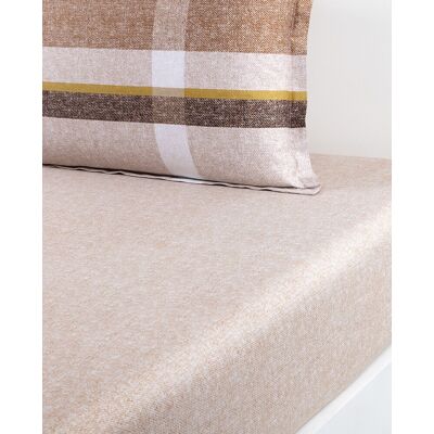 Boss Sábana bajera algodón satén Loomis . (Cama 160 cm) Multicolor Boss Sábana bajera algodón satén Loomis . (Cama 160 cm) Multicolor