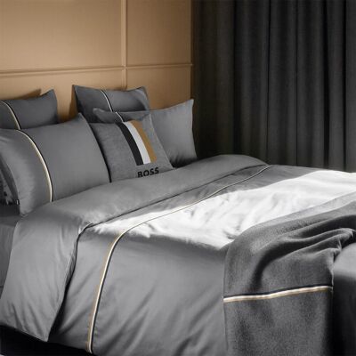 Boss Funda nórdica satén de algodón Blinea . (Cama 90 cm) Gris Boss Funda nórdica satén de algodón Blinea . (Cama 90 cm) Gris