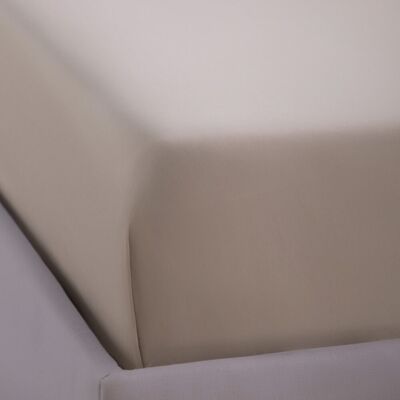Bassols Sábana bajera algodón 400 hilos Prince . (Cama 150 cm) Beige Bassols Sábana bajera algodón 400 hilos Prince . (Cama 150 cm) Beige