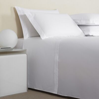 Frette Hotel Classic Conjunto de Ropa de Cama - Cama en Blanco/Blanco - Calidad hotelera Frette Hotel Classic Conjunto de Ropa de Cama - Cama en Blanco/Blanco - Calidad hotelera